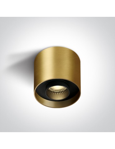 One Light KORFEZ 2 ceiling 22W 3000K brushed brass 12122D/BBS/W