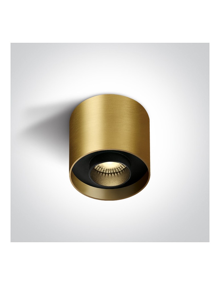 Small ceiling lamps - One Light KORFEZ 2 ceiling 22W 3000K brushed brass 12122D/BBS/W - product kolory-swiatla.pl 1