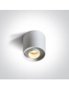 One Light KORFEZ D ceiling light 8W 3000K white 12108D/W/W.