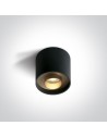 One Light KORFEZ D ceiling light 8W 3000K black 12108D/B/W