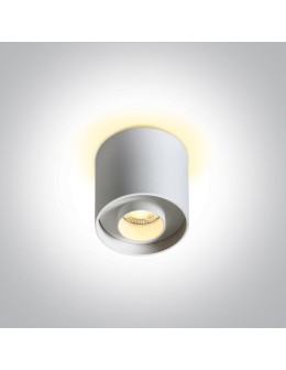 One Light KORFEZ DB sufitowa 8W 3000K biały  12108DB/W/W