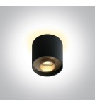 One Light KORFEZ DB sufitowa 8W 3000K czarny  12108DB/B/W