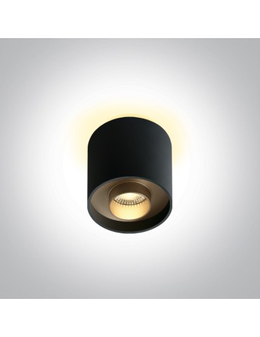 One Light KORFEZ DB ceiling light 8W 3000K black 12108DB/B/W.