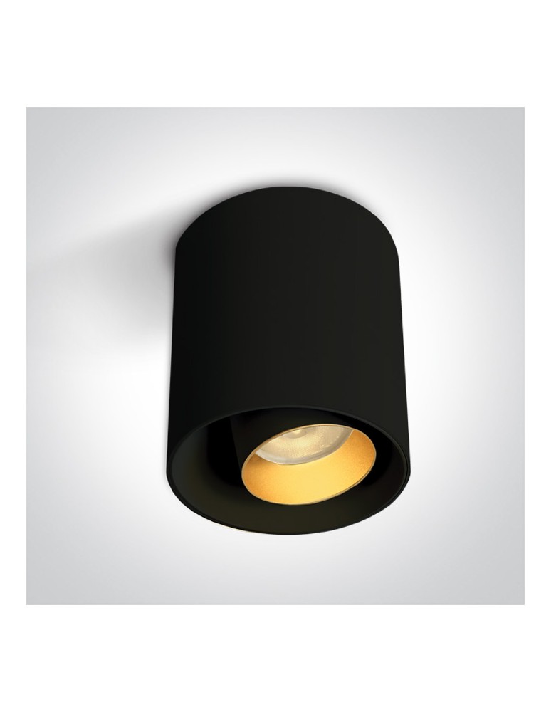 One Light KORI sufitowa 12W 3000K czarny  12112T/B/W