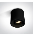 One Light KORI sufitowa 8W 3000K czarny  12108T/B/W