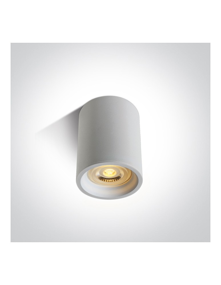 Small ceiling lamps - One Light LAWRIO ceiling 10W GU10 white 12105AL/W/W - product kolory-swiatla.pl 1