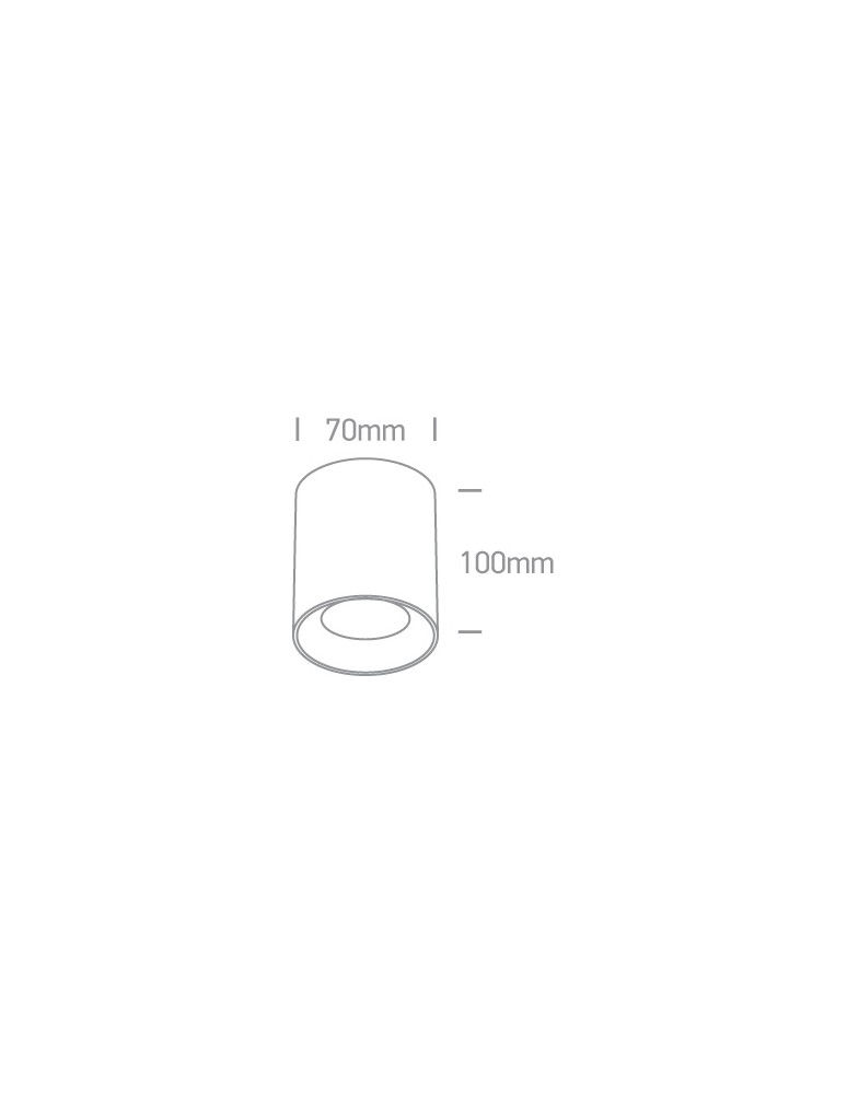 Small ceiling lamps - One Light LAWRIO ceiling 10W GU10 white-brass 12105AL/W/BS - product kolory-swiatla.pl 2