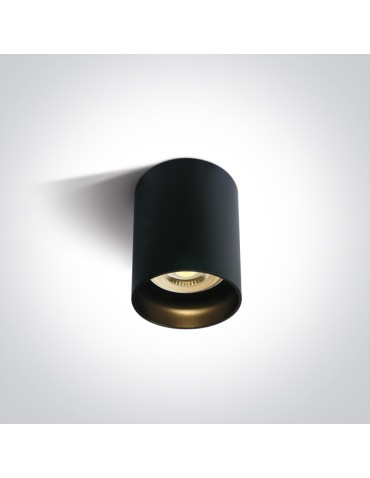 One Light MUZAKI sufitowa 10W GU10 czarny  12105N/B/B
