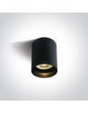 One Light MUZAKI sufitowa 10W GU10 czarny  12105N/B/B