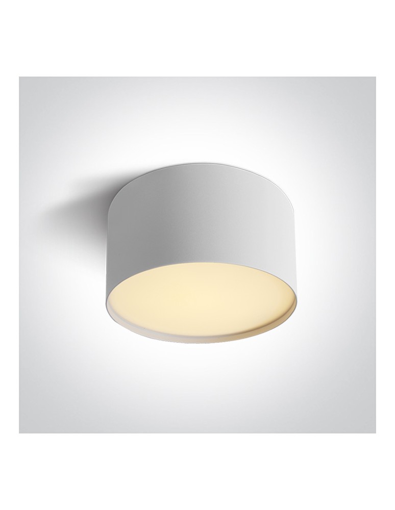 Small ceiling lamps - One Light NIKO ceiling 14W 3000K-4000K-5000K white 12114M/W/V. - product kolory-swiatla.pl 1