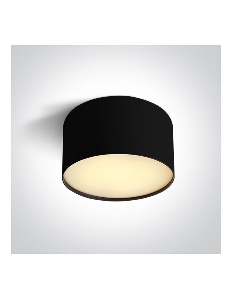 Small ceiling lamps - One Light NIKO ceiling 14W 3000K-4000K-5000K black 12114M/B/V. - product kolory-swiatla.pl 1