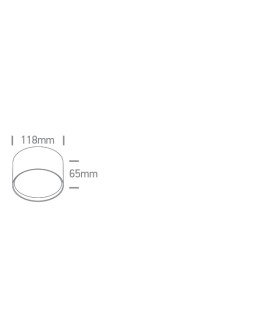 One Light NIKO ceiling 14W 3000K-4000K-5000K black 12114M/B/V. - product 2