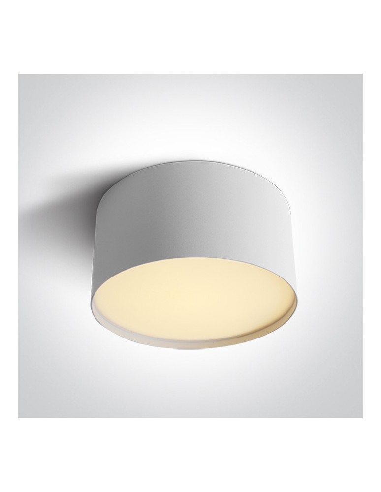 Small ceiling lamps - One Light NIKO ceiling 20W 3000K-4000K-5000K white 12120M/W/V - product kolory-swiatla.pl 1