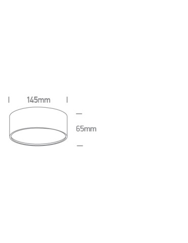 One Light NIKO ceiling 20W 3000K-4000K-5000K black 12120M/B/V. - product 2