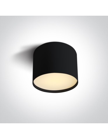 One Light NIKO sufitowa 9W 3000K-4000K-5000K czarny  12109M/B/V