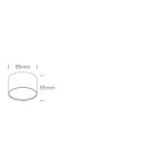 One Light NIKO sufitowa 9W 3000K-4000K-5000K czarny  12109M/B/V