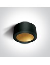 One Light OLTU 2 ceiling 16W 3000K black-brass 12116FD/B/BS