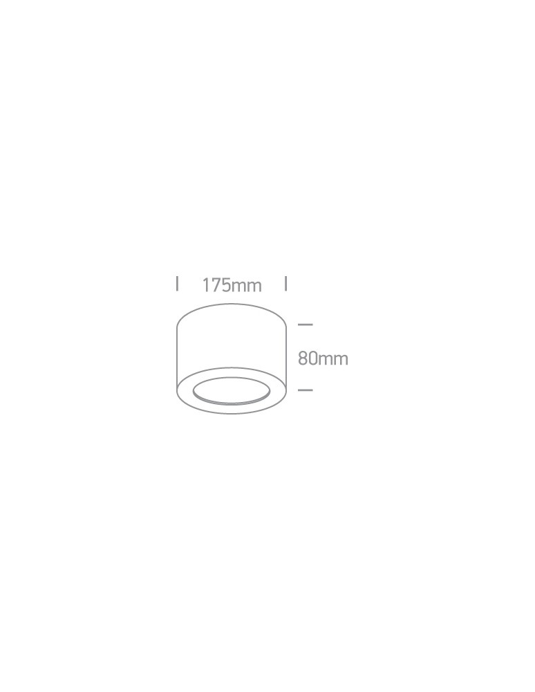 One Light OLTU 2  sufitowa 16W 3000K czarny-mosiężny  12116FD/B/BS