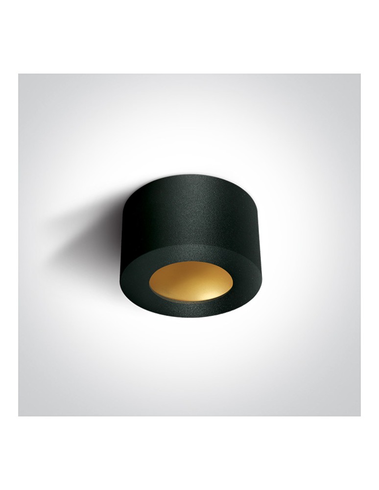 Adjustable ceiling lamps - spots - One Light OLTU ceiling OLTU 8W 3000K black-brass 12108FD/B/BS - product kolory-swiatla.pl 1