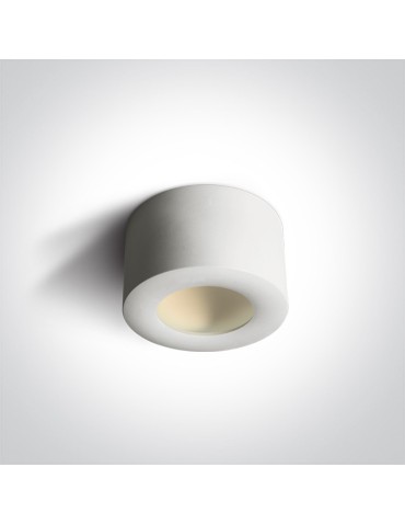 One Light OLTU ceiling 8W 3000K-3500K-4000K white 12108FD/W/V.