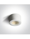One Light OLTU ceiling 8W 3000K-3500K-4000K white 12108FD/W/V.