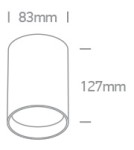One Light OROF A sufitowa 15W 3000K biały IP65 67516A/W/W