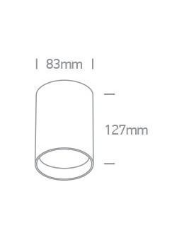 One Light OROF A sufitowa 15W 3000K biały IP65 67516A/W/W - produkt 2