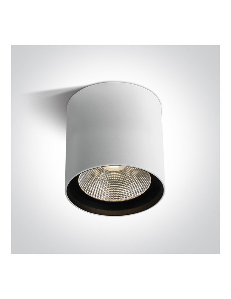 One Light OROF C sufitowa 40W 3000K biały IP65 67516C/W/W