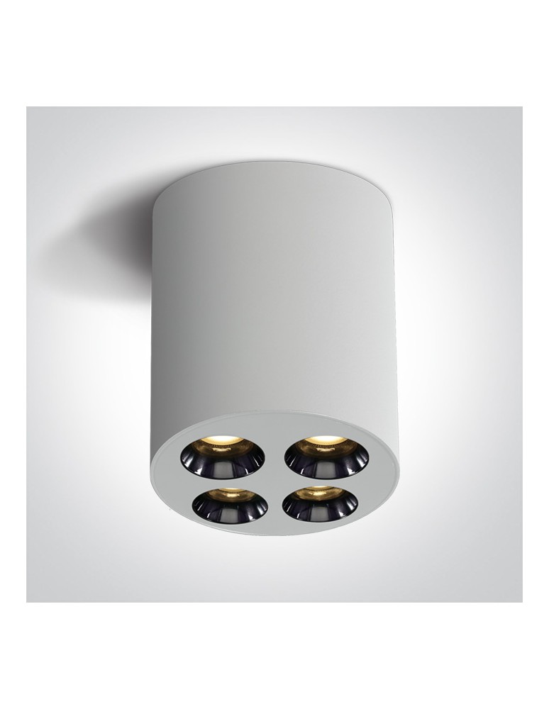 One Light PICO H sufitowa 10W 3000K biały  12110H/W/W