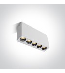 One Light PICO H sufitowa 12W 3000K biały  12112H/W/W