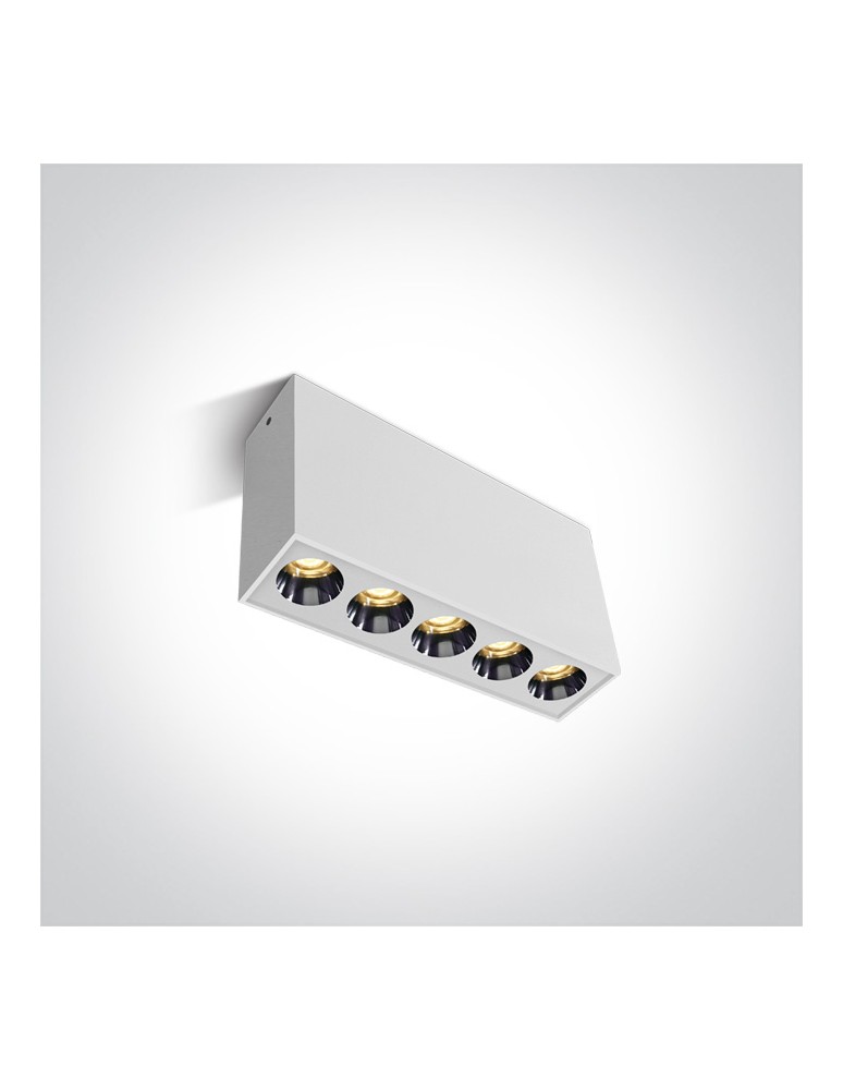 One Light PICO H sufitowa 12W 3000K biały  12112H/W/W