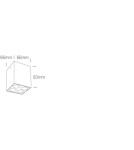 One Light PICO HB sufitowa 10W 3000K biały  12110HB/W/W