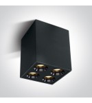 One Light PICO HB sufitowa 10W 3000K czarny  12110HB/B/W