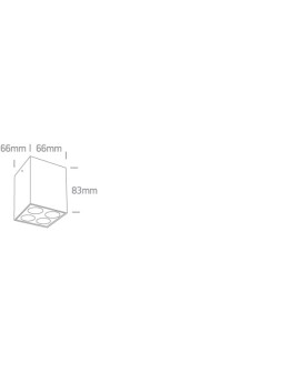 One Light PICO HB ceiling 10W 3000K black 12110HB/B/W. - product 2
