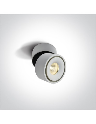 One Light PSARU ceiling 8W 3000K-3500K-4000K white 12108LA/W/V.