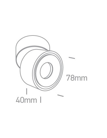 One Light PSARU ceiling 8W 3000K-3500K-4000K white 12108LA/W/V. - product 2