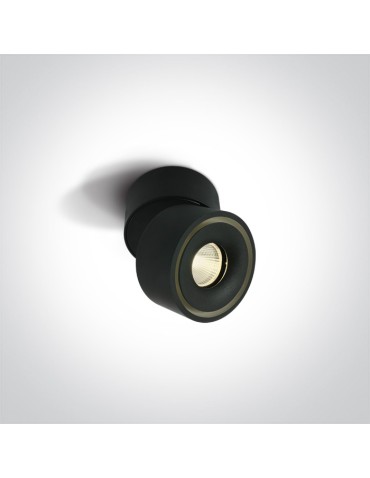 One Light PSARU ceiling 8W 3000K-3500K-4000K black 12108LA/B/V.