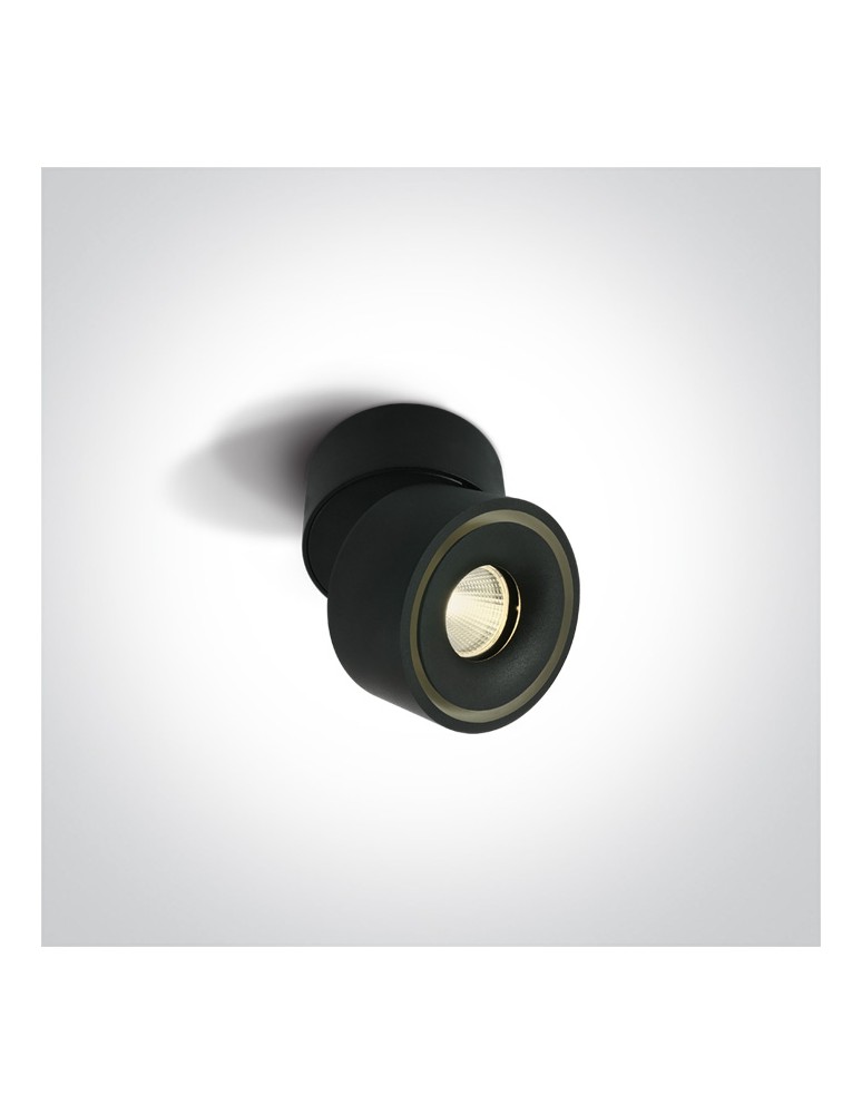 Spotlight ceiling lamps - One Light PSARU ceiling 8W 3000K-3500K-4000K black 12108LA/B/V. - product kolory-swiatla.pl 1