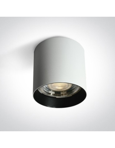 One Light TORI ceiling 15W 3000K white 12115F/W/W.