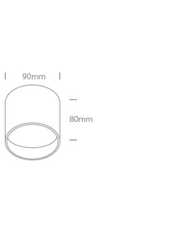 One Light TORI sufitowa 15W 3000K biały 12115F/W/W - produkt 2