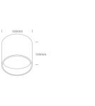 Small ceiling lamps - One Light TORI ceiling 20W 3000K white 12120F/W/W. - product 2