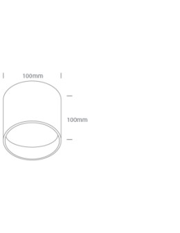 One Light TORI sufitowa 20W 3000K biały 12120F/W/W - produkt 2