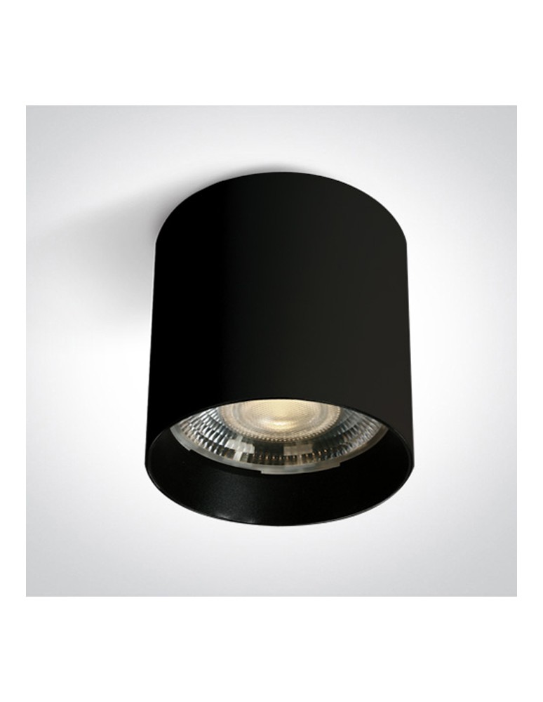 One Light TORI sufitowa 20W 3000K czarny  12120F/B/W