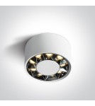 Small ceiling lamps - One Light TUBOS 100 ceiling 12W 3000K white 12112X/W/W. - product 1