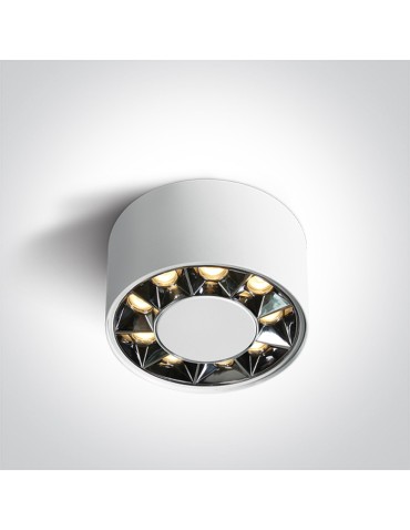 One Light TUBOS 100 sufitowa 12W 3000K biały  12112X/W/W