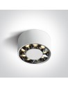 One Light TUBOS 100 ceiling 12W 3000K white 12112X/W/W.
