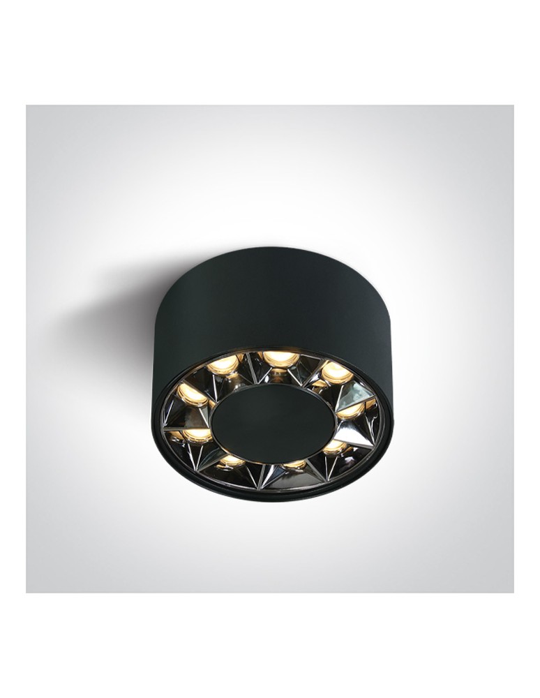 Small ceiling lamps - One Light TUBOS 100 ceiling 12W 3000K black 12112X/B/W. - product kolory-swiatla.pl 1