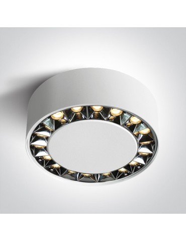 One Light TUBOS 160 ceiling 24W 3000K white 12124X/W/W.