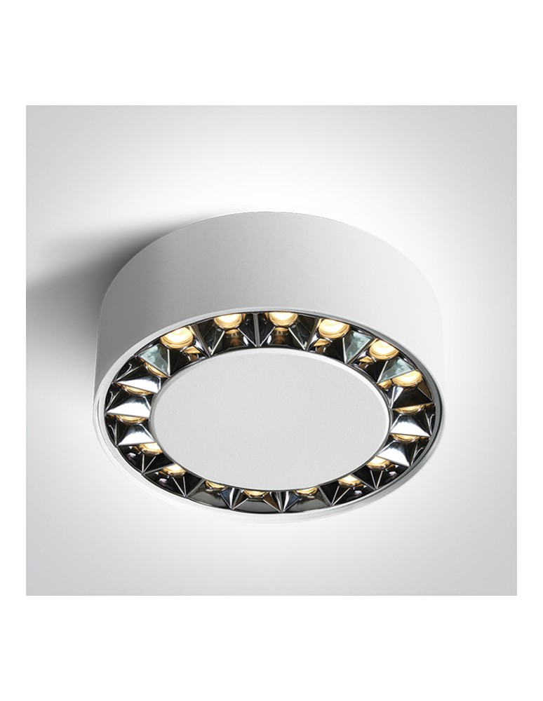 One Light TUBOS 160 sufitowa 24W 3000K biały  12124X/W/W