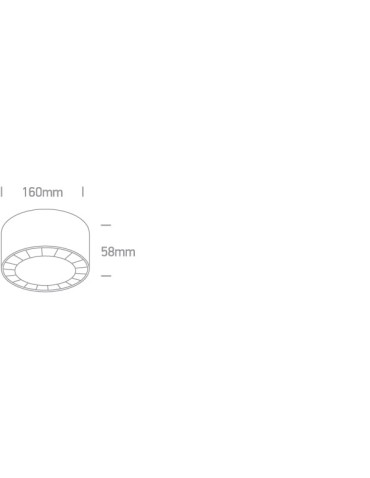 One Light TUBOS 160 ceiling 24W 3000K white 12124X/W/W. - product 2